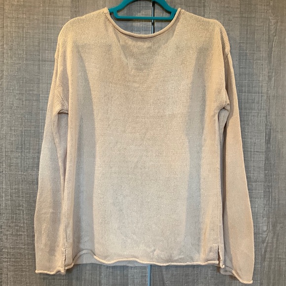 Marled Reunited Clothing Summer Relaxed‎ Slouchy Pullover Knit Sweater - Picture 5 of 6